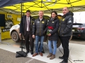 Timo Gerstel, Thomas Knapp, Verena Braun und Walter Franz vor dem ADAM Cup