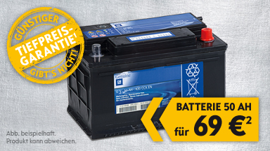 OSKO Batterie 50 AH bis 31.01.2013