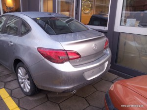 Opel Astra Limousine Rückansicht