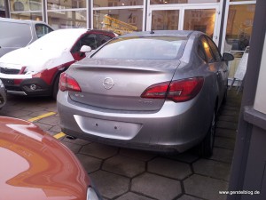 Opel Astra Limousine Rückansicht