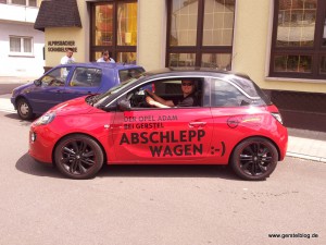 Der Opel ADAM als "Abschleppwagen" :-)