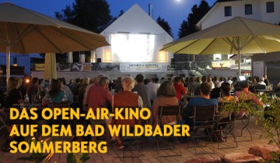 Open-Air-Kino 2013 auf dem Bad Wildbader Sommerberg