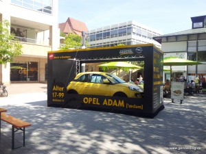 Der Opel ADAM auf dem Pforzheimer Oechslefest 2013