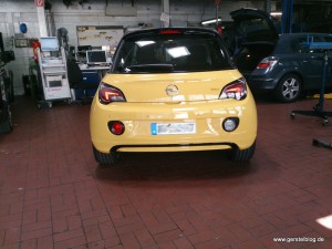 Opel ADAM noch ohne Spurverbreiterung
