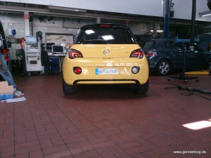 Opel ADAM mit Spurverbreiterung