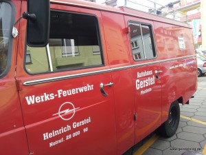 Opel Blitz LF8 der (fiktiven) "Werksfeuerwehr Gerstel"