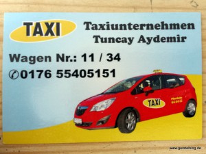 "Unser" Meriva-Taxi