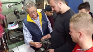 "Alte Hasen" der Kfz-Innung Pforzheim/Enzkreis im Autohaus Gerstel