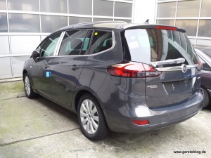 Einer der letzten Opel Zafira Tourer aus Bochum