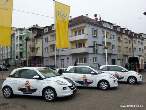 Opel ADAM der Schwarzwaldaugenklinik in Schramberg