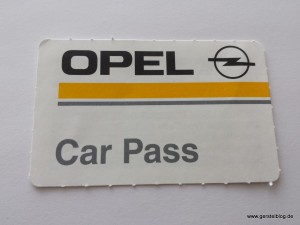 Opel Car Pass