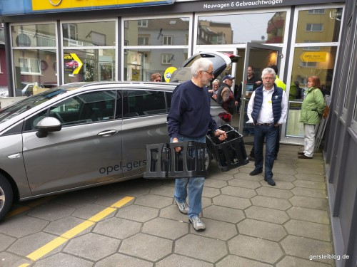 Der Wasserkastentest beim Astra Sports Tourer (bestanden!)