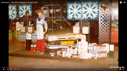 Der Opel Manta im Kaufhaus Schneider