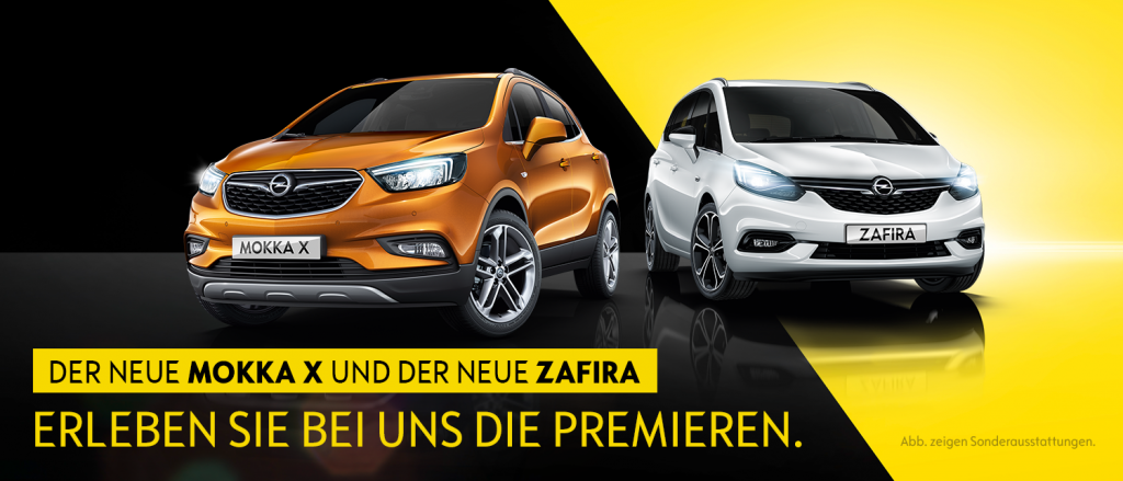 Premiere Mokka X und Zafira